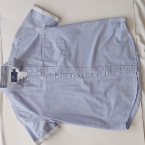 TOPMAN SHORT SLEEVE BLUE MEDIUM